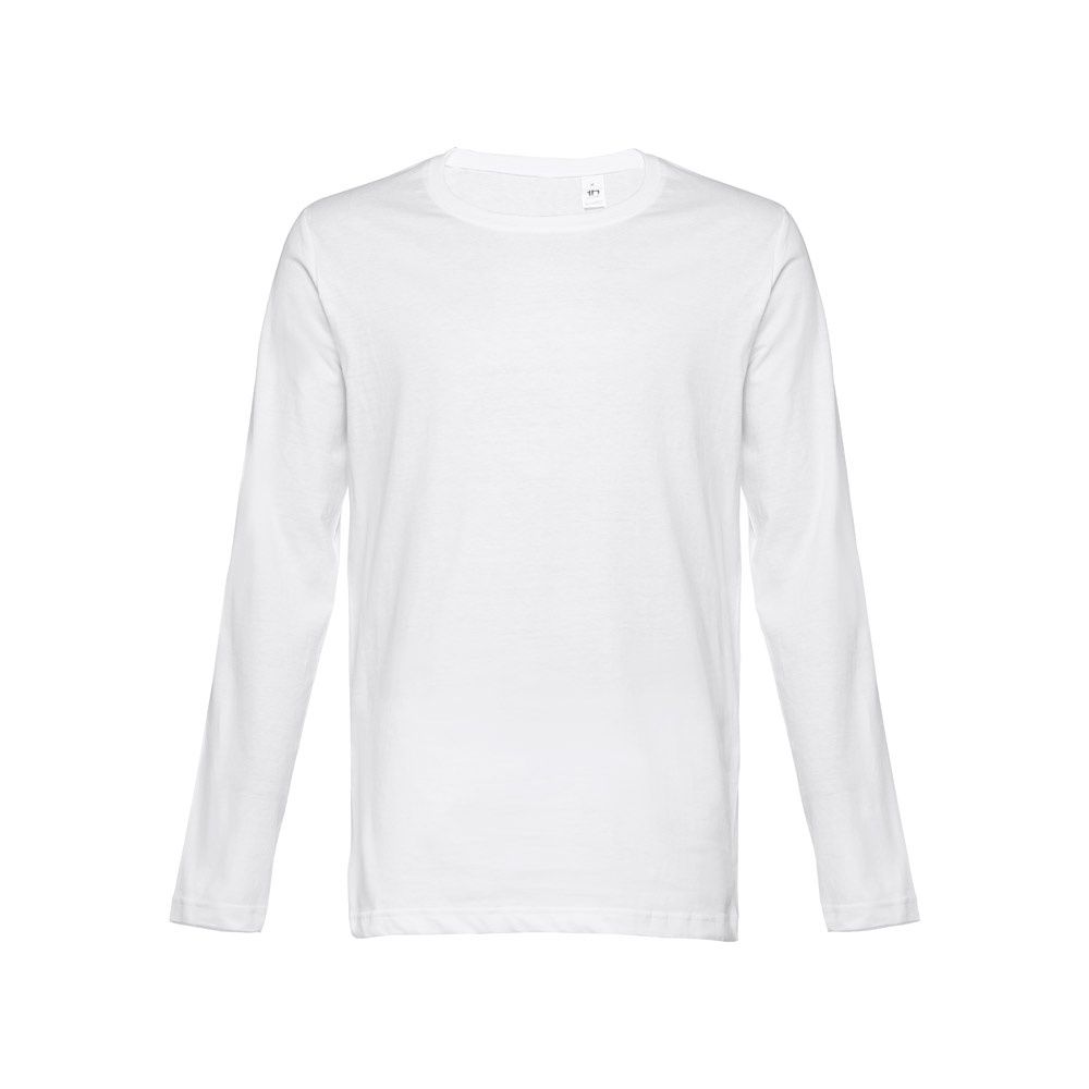 THC BUCHAREST WH. T-shirt da uomo in cotone a maniche lunghe