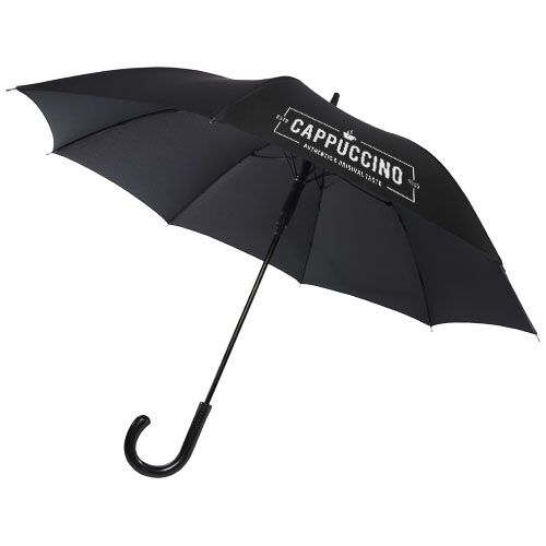 Ombrello da 23" con apertura automatica, finitura carbon look e impugnatura arcuata Fontana