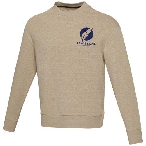Maglione a girocollo in tessuto riciclato unisex Jet Aware™