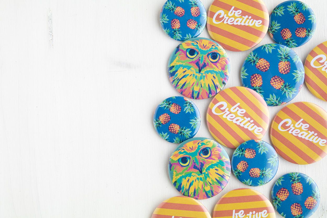 PinBadge Maxi. spilla badge