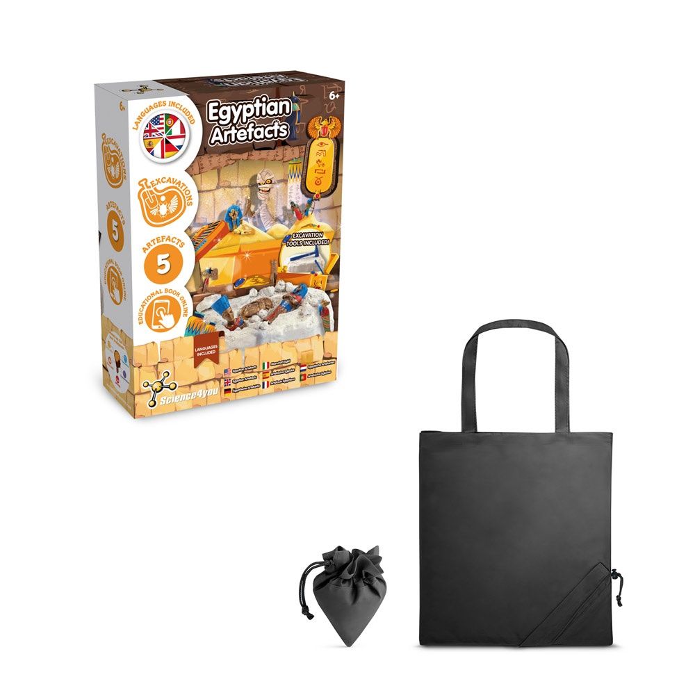 Ancient Egypt Excavation Kit V. Gioco educativo fornito con una borsa regalo pieghevole in 190T
