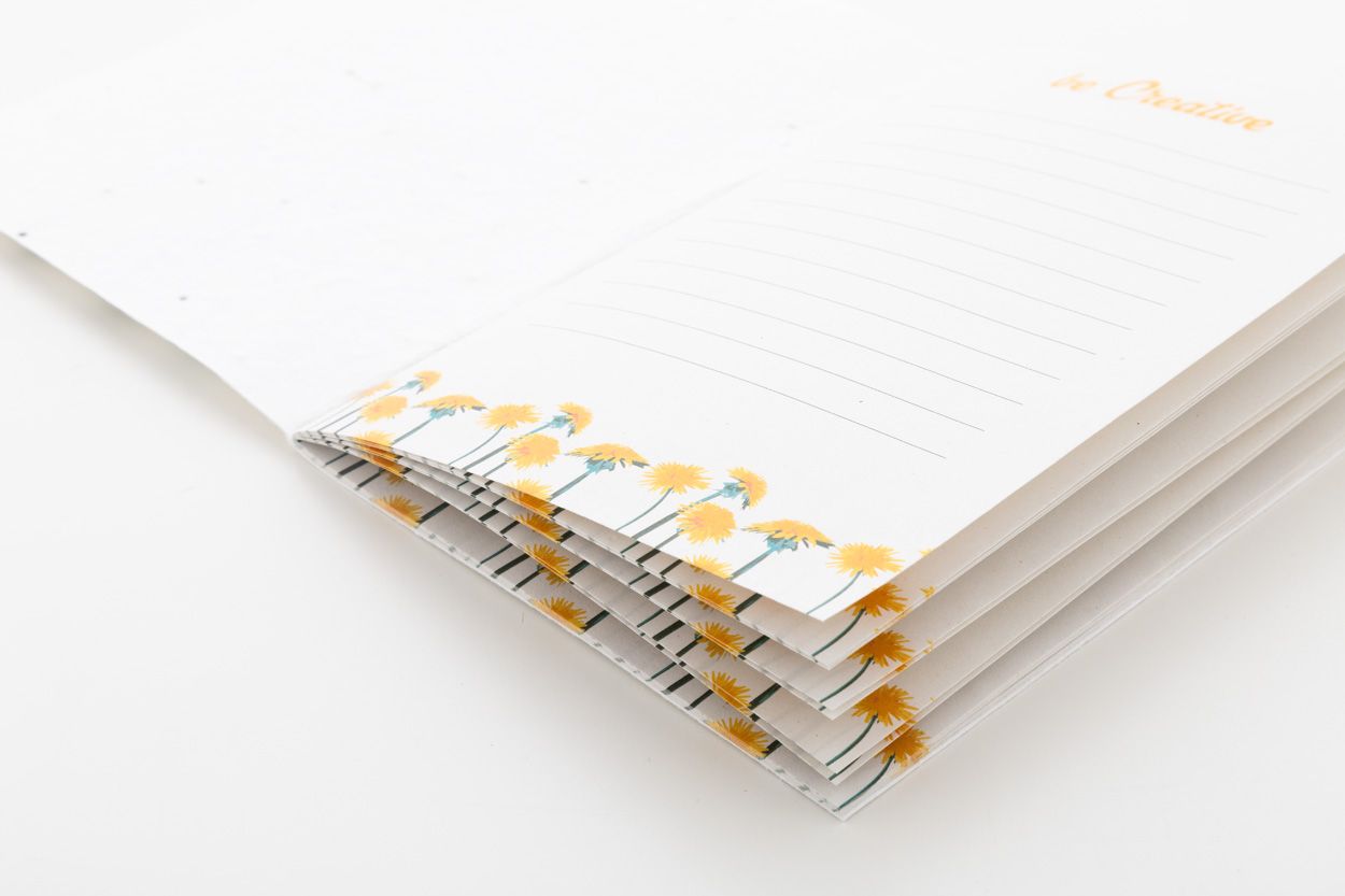 CreaNote Plus A6 Seed. quaderno di carta con semi personalizzato