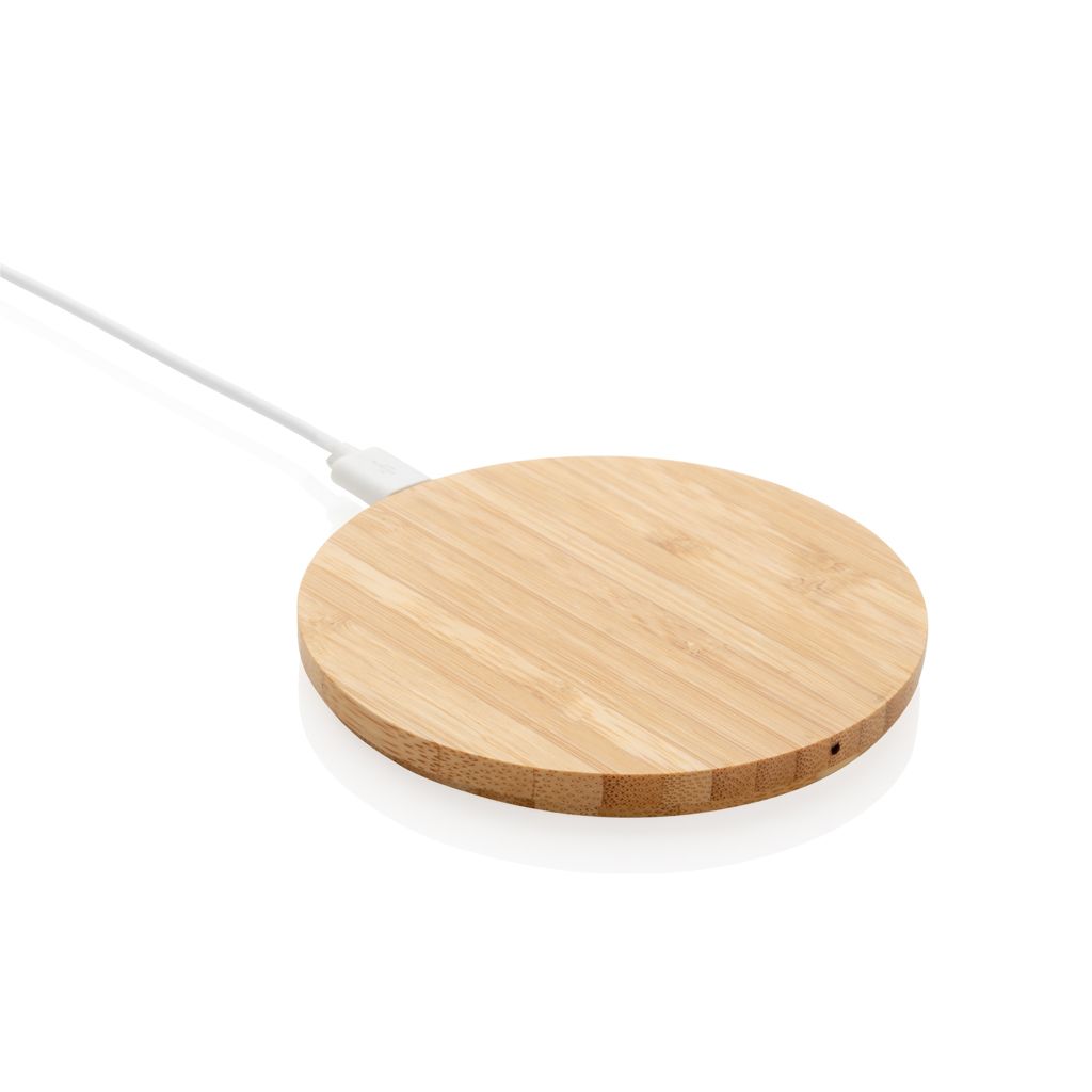 Caricatore wireless 5W in bambù
