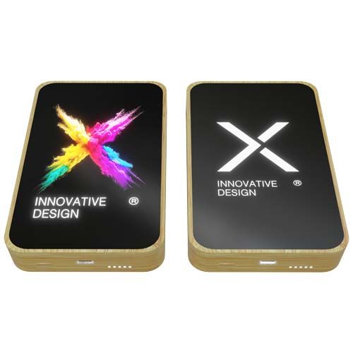 Power bank MagSafe in bamboo da 5000 mAh e 15 W SCX.design P26
