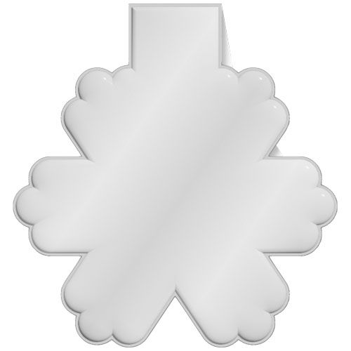 Calamita catarifrangente a forma di fiocco di neve in TPU RFX™