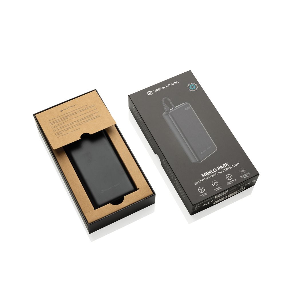 Powerbank 20.000 20W PD Urban Vitamin Menlo Park in rABS RCS
