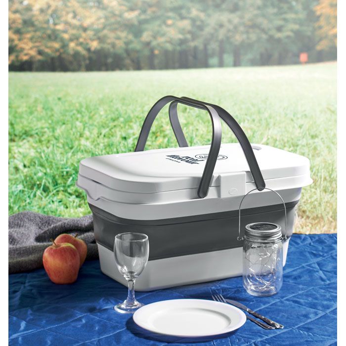 CESTA. Cestino da picnic pieghevole