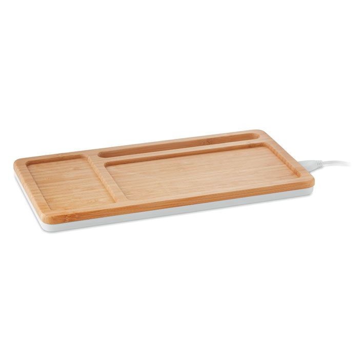 Carica cellulare wireless in bamboo Malabar