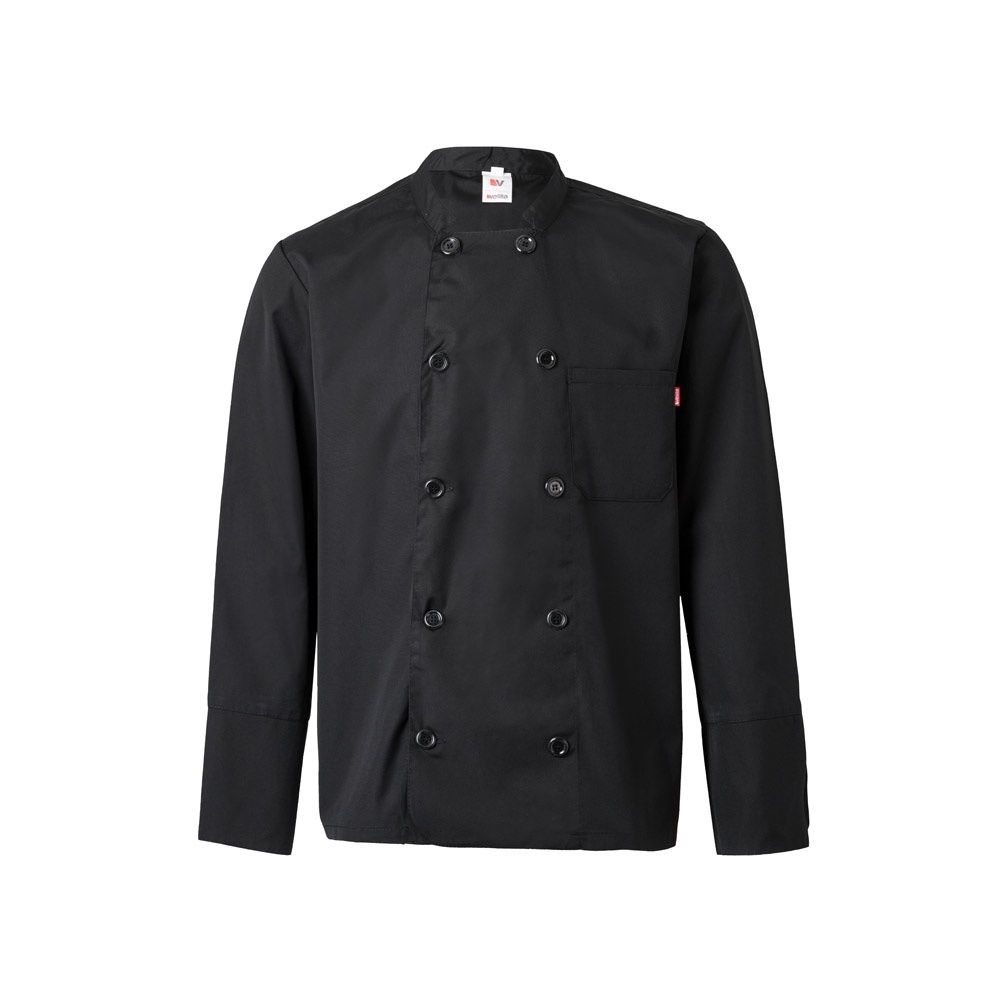 VL KALI. Giacca da cucina a maniche lunghe (175g/m²), in cotone (35%) e poliestere (65%)