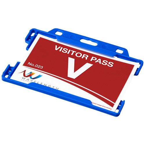 Porta badge in plastica riciclata Vega