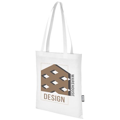 Tote bag convention in tessuto non tessuto riciclato certificato GRS Zeus 6l