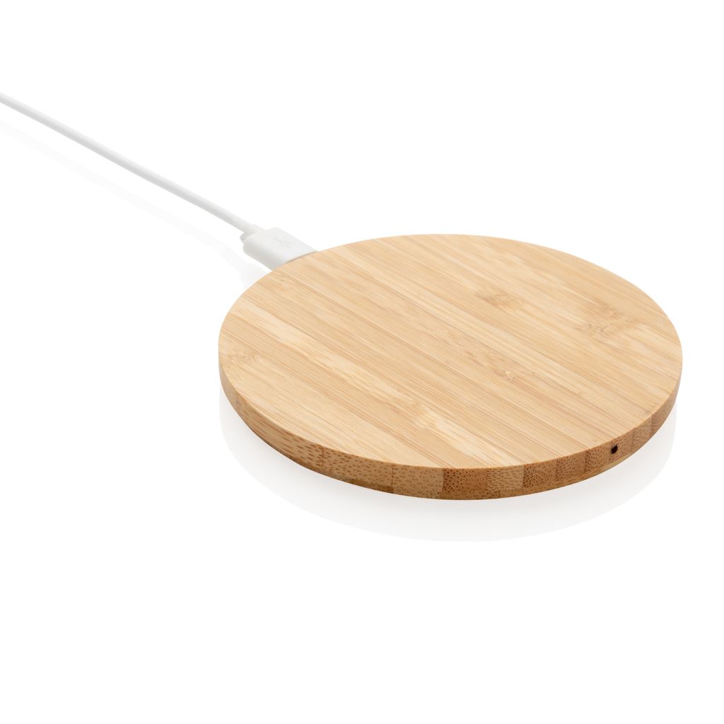 Caricatore wireless 5W in bambù