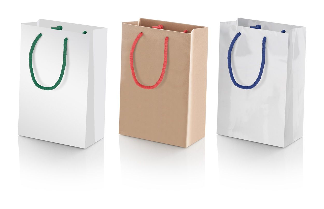 CreaShop S. sacchetto carta personalizzabile - misura small