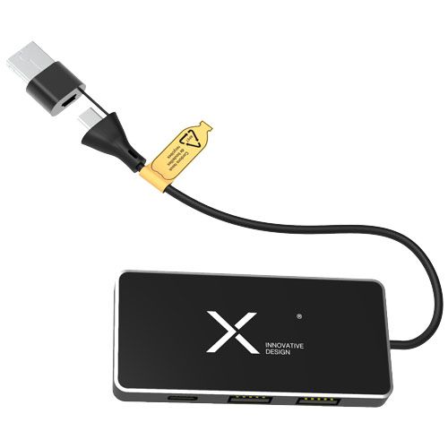 Multipresa USB 8 in 1 con doppio ingresso e 6 porte SCX.design H20