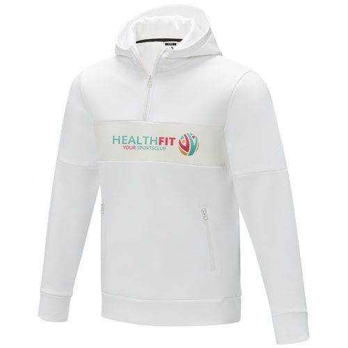 Felpa anorak con cappuccio da uomo a mezza zip Sayan