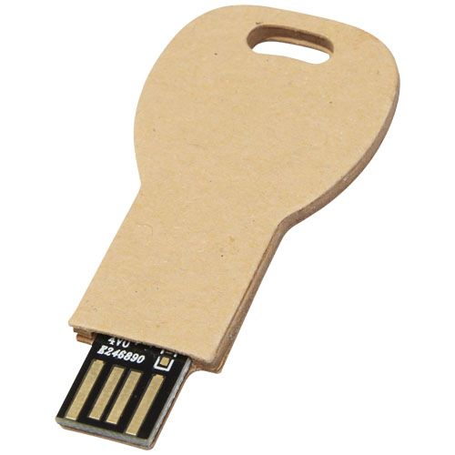 Chiavetta usb a forma di chiave 2.0 in carta riciclata