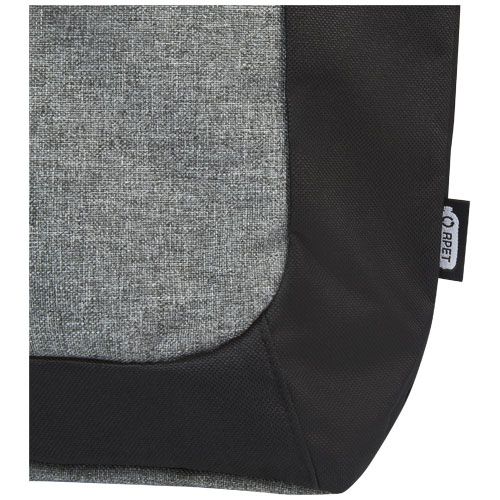 Tote bag bicolore con zip in materiale riciclato certificato GRS Reclaim 15L