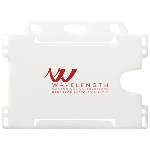 Porta badge in plastica riciclata Vega