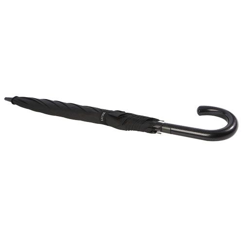 Ombrello da 23" con apertura automatica, finitura carbon look e impugnatura arcuata Fontana