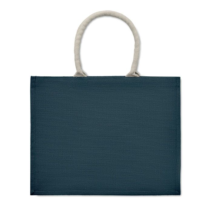 AURA. Borsa in iuta. Manici in cotone