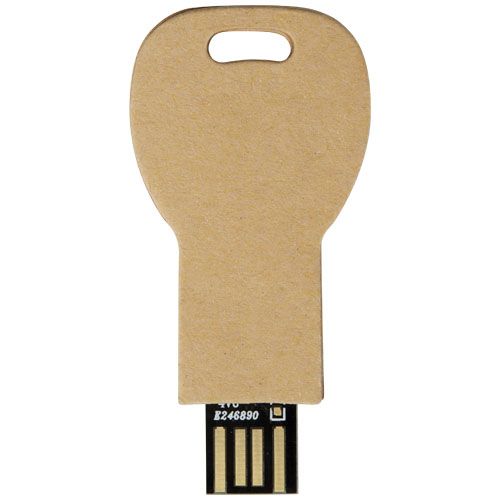 Chiavetta usb a forma di chiave 2.0 in carta riciclata