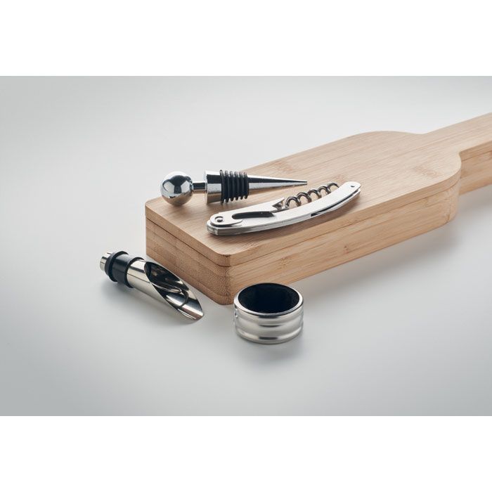 VINOVAULT SET. Set da vino forma di bottiglia