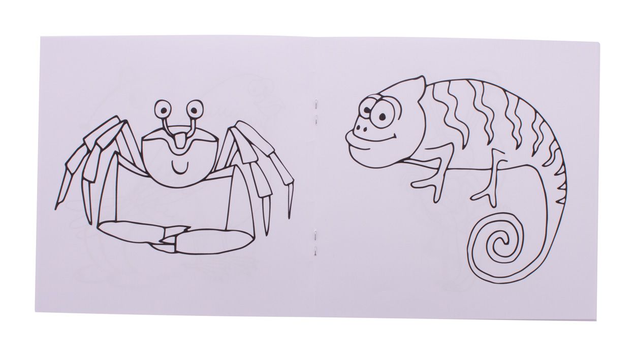 ColoBook. blocchetto da colorare personalizzabile a tema animali