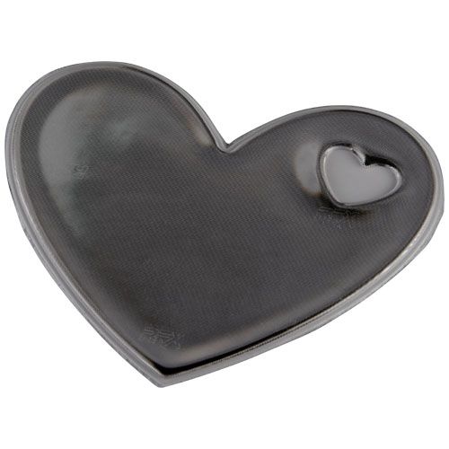 Adesivo riflettente a forma di cuore