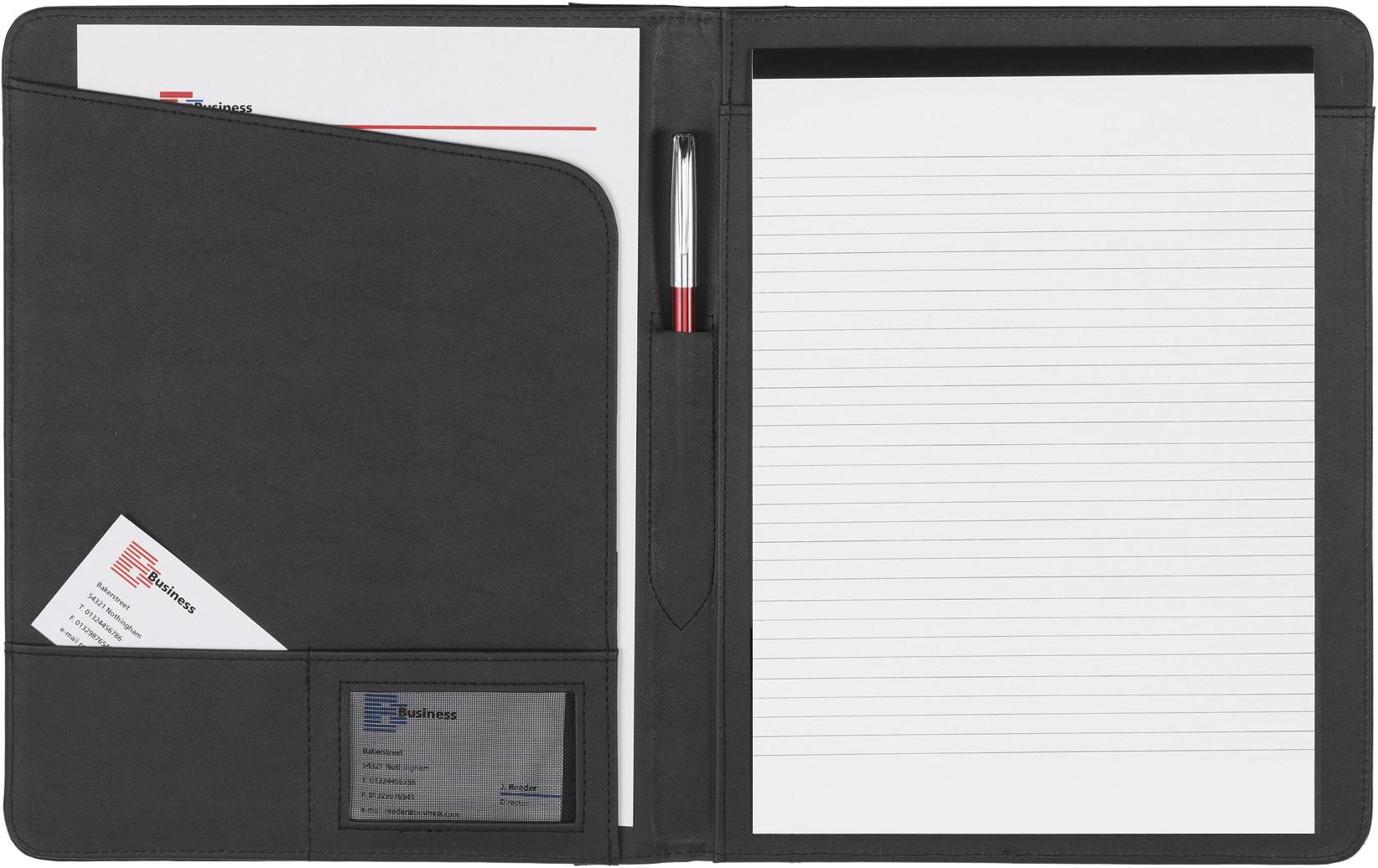 Portablocco formato +/- A4 in similpelle Frederick