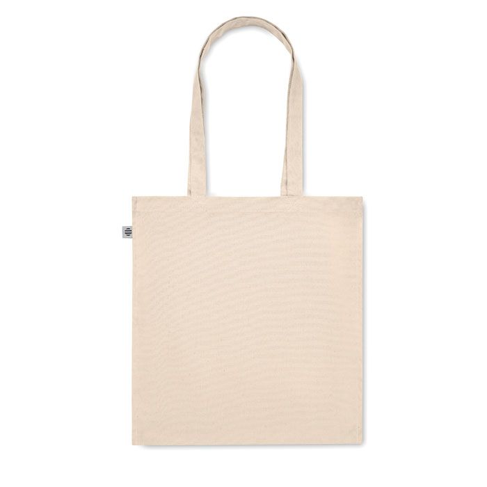 Shopper con soffietto in cotone biologico Bente