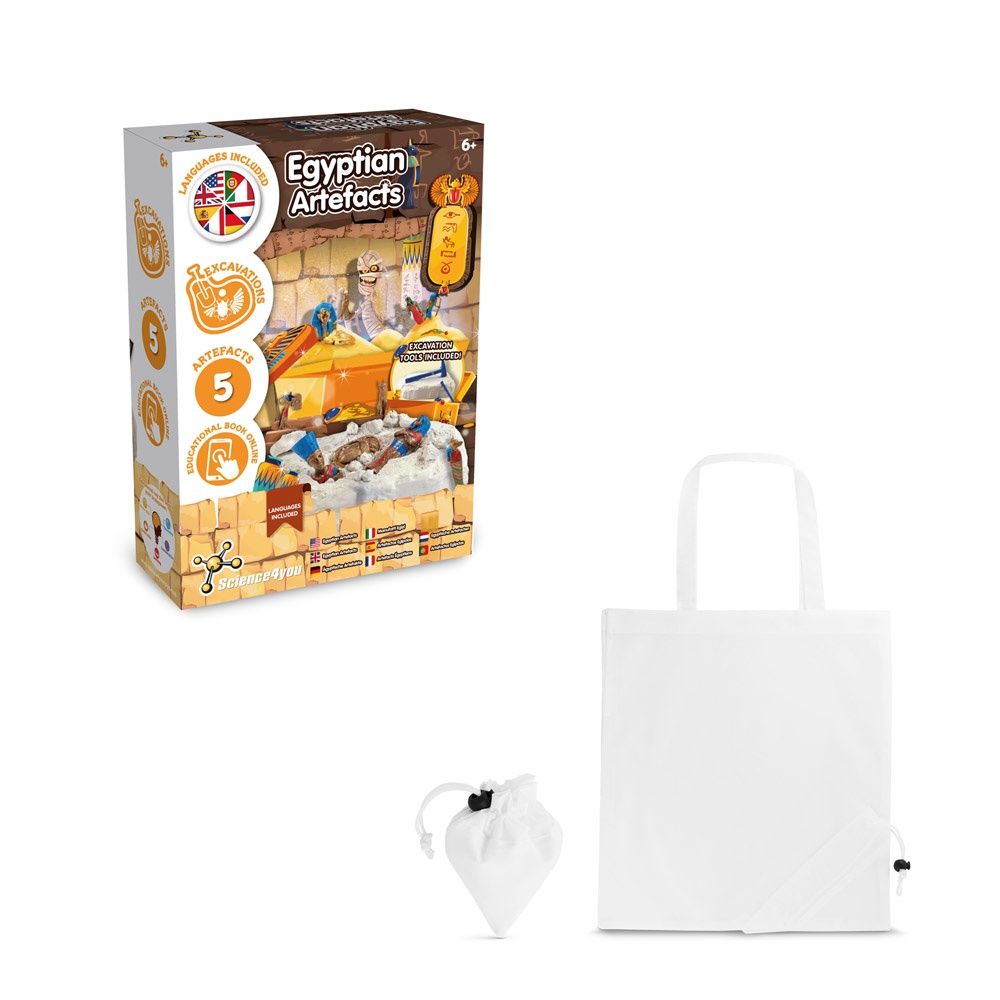 Ancient Egypt Excavation Kit V. Gioco educativo fornito con una borsa regalo pieghevole in 190T