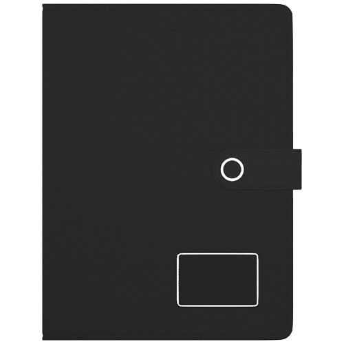 Blocco note A4 con power bank e logo luminoso SCX.design O17