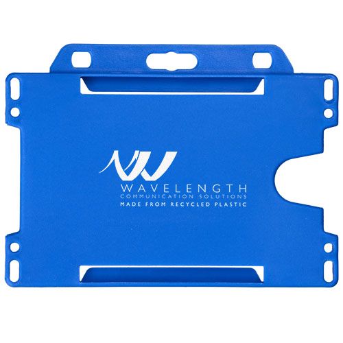 Porta badge in plastica riciclata Vega
