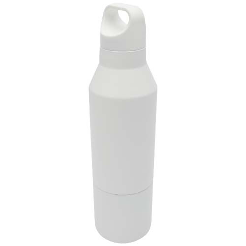 Borraccia termica da 600 ml in acciaio inox riciclato certificato RCS con tazza da 300 ml Odessy