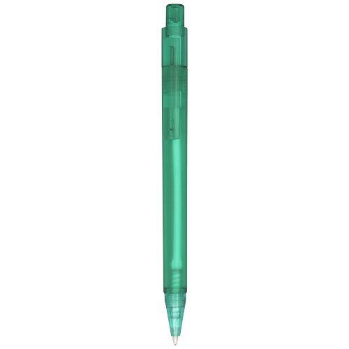 Penna a sfera satinata Calypso (inchiostro nero)