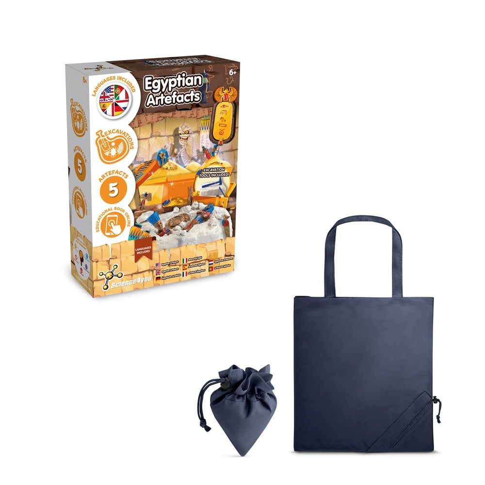 Ancient Egypt Excavation Kit V. Gioco educativo fornito con una borsa regalo pieghevole in 190T
