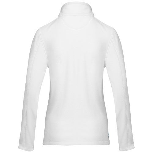 Giacca da donna in pile con zip integrale in materiale riciclato certificato GRS Amber