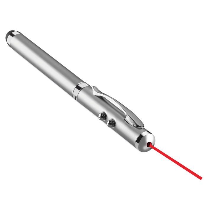 Penna con puntatore laser e gommino touch Triolux