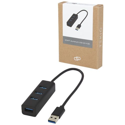 Hub USB 3.0 in alluminio ADAPT