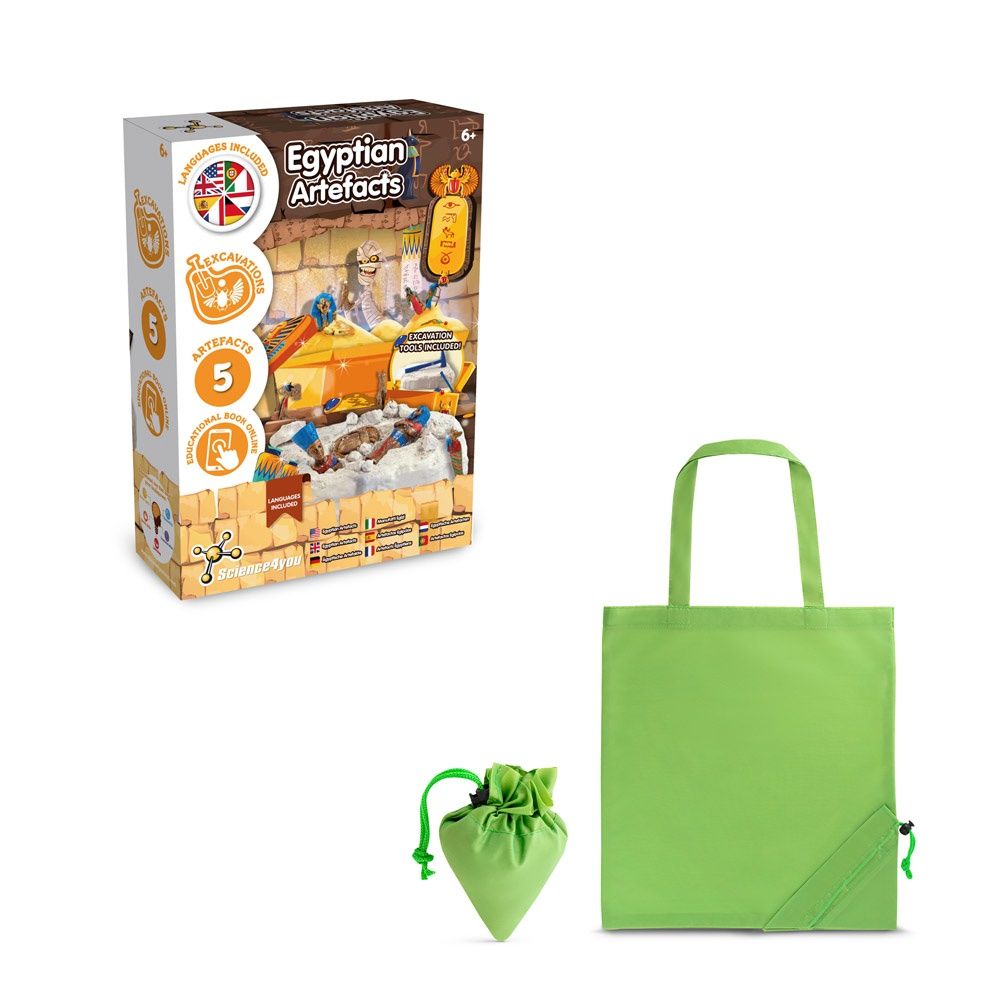 Ancient Egypt Excavation Kit V. Gioco educativo fornito con una borsa regalo pieghevole in 190T