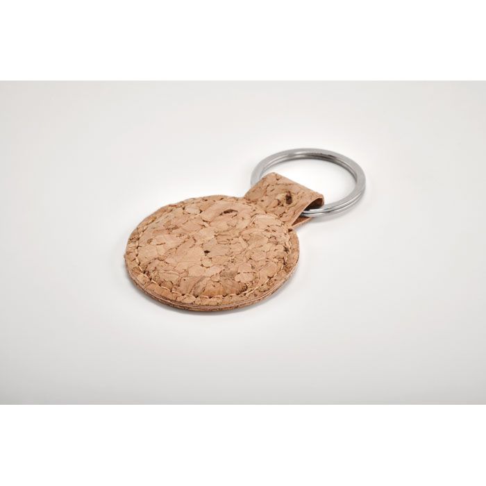 CINCIN. Portachiavi rotondo in sughero