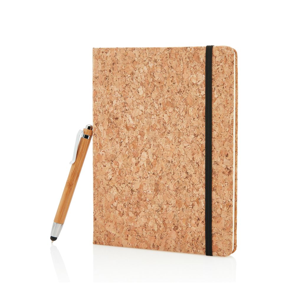 Taccuino A5 Cork con penna in bambù