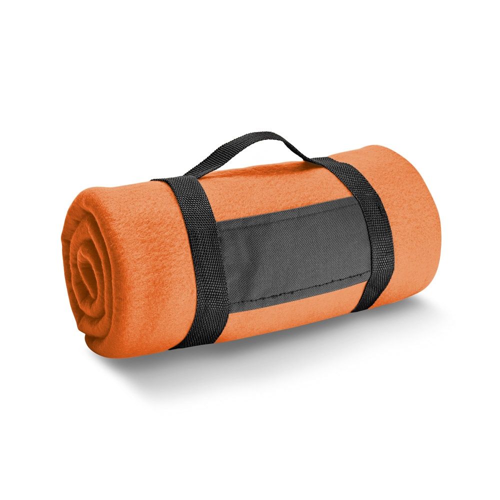 THORPE. Coperta in pile da (180 g/m²) con impugnatura removibile