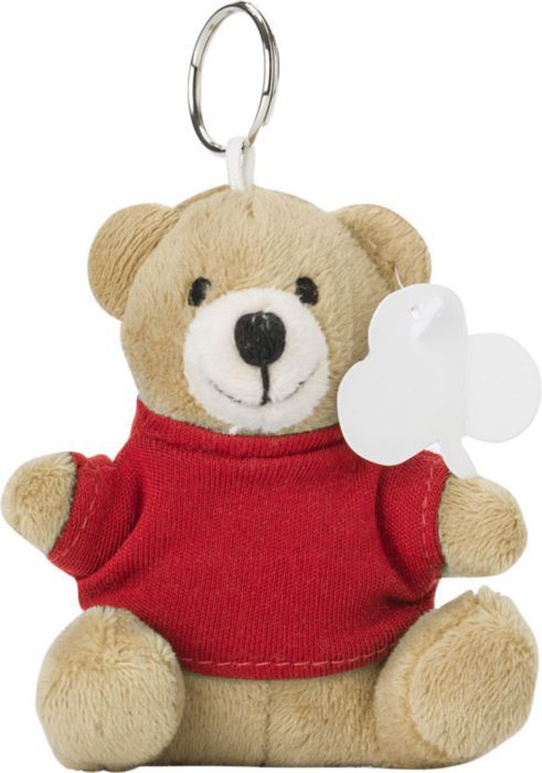 Portachiavi con orsetto in peluche Arnie