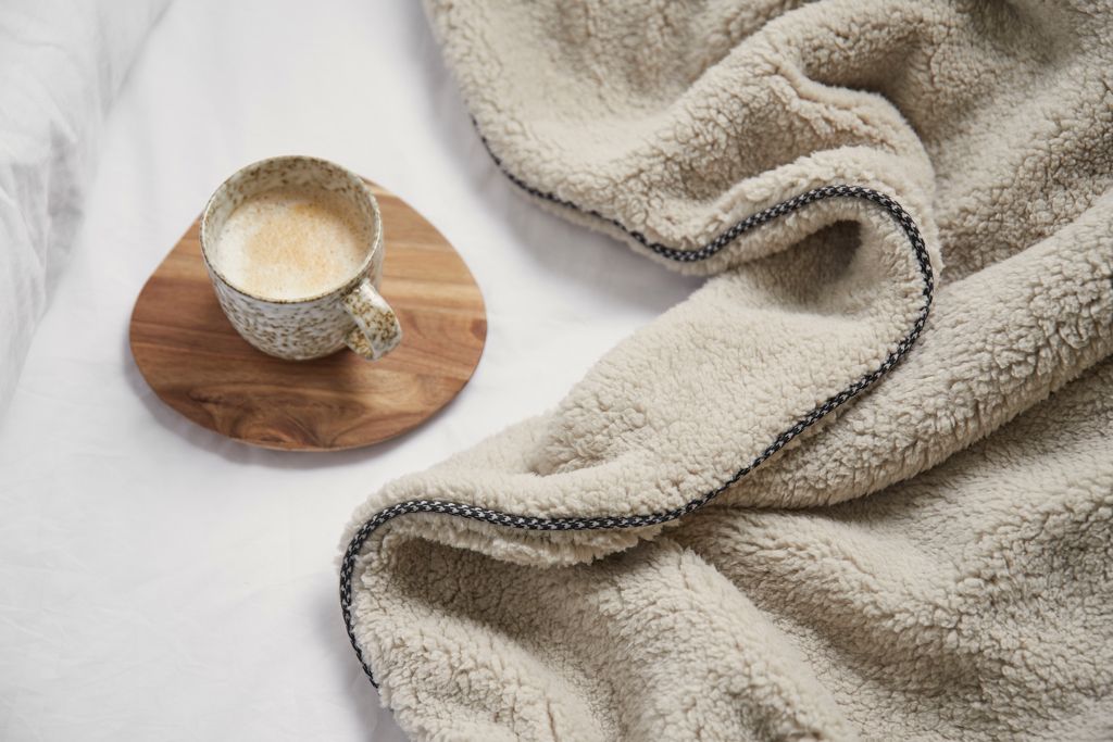 Coperta a doppio strato VINGA Maine in pile riciclato GRS