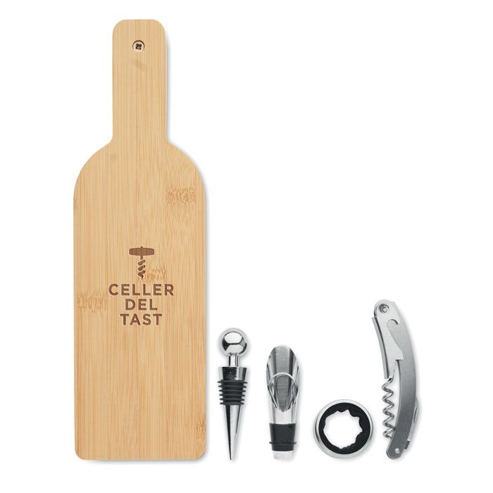 VINOVAULT SET. Set da vino forma di bottiglia