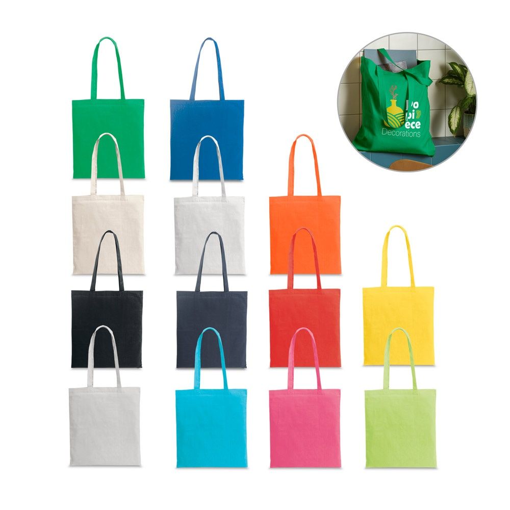 CAIRO. Borsa in cotone riciclato (70%) e poliestere (30% rPET) (180 g/m²)