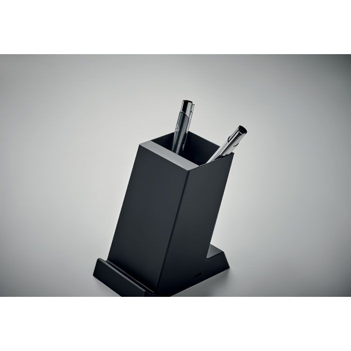 Caricabatterie wireless 15W con portapenne Block
