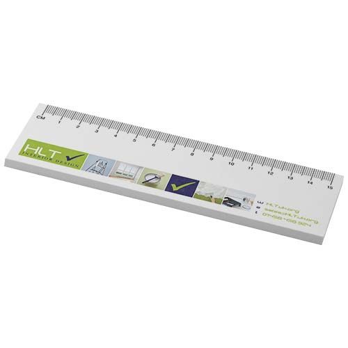 Foglietti adesivi in materiale riciclato con righello stampato da 15cm Sticky-Mate®