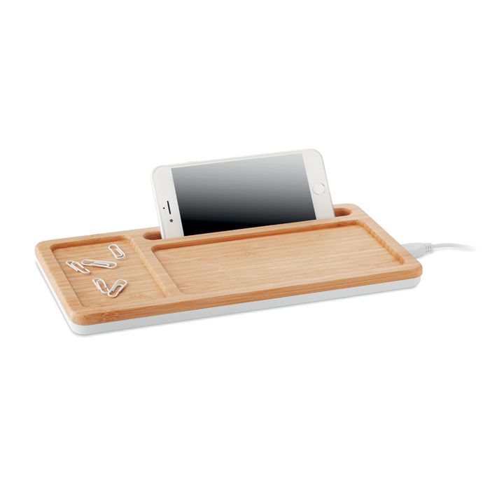 Carica cellulare wireless in bamboo Malabar
